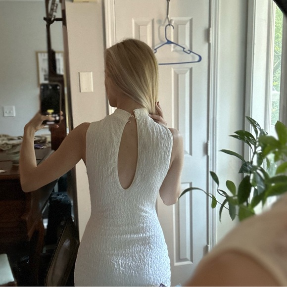 Vintage 1980s Lace Bodycon Dress - Picture 4 of 11